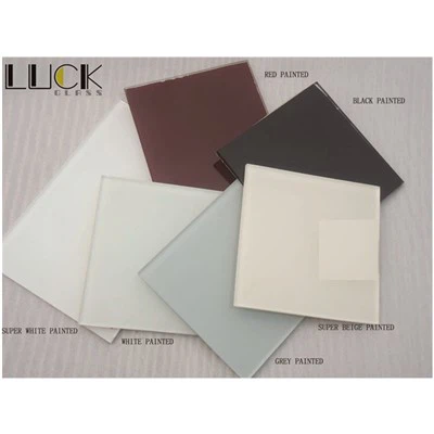 Brunt ryggmalt glass